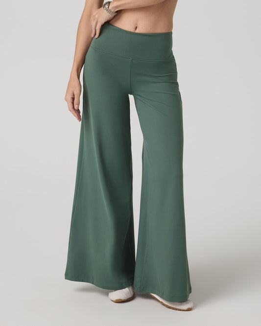 Women|New Vuori Halo Easy Wideleg Pant - Short Women's Agate Green Pants