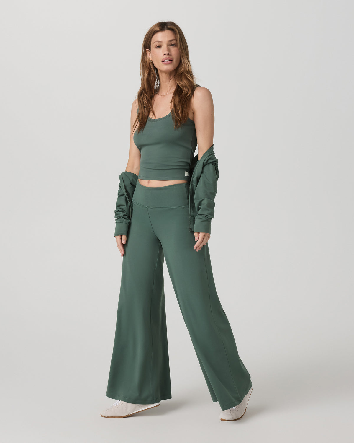Women|New Vuori Halo Easy Wideleg Pant - Short Women's Agate Green Pants