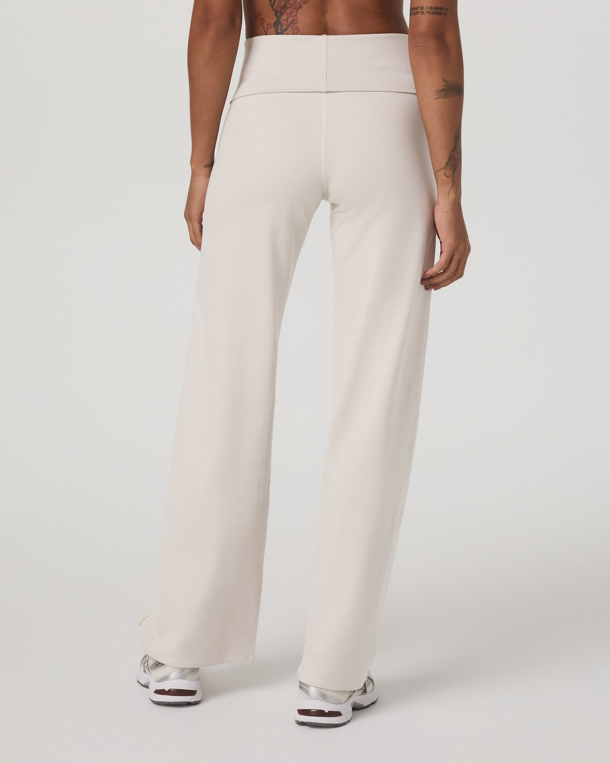 Women|New Vuori Granite Foldover Straight Leg Women's Oatmeal Heather Pant