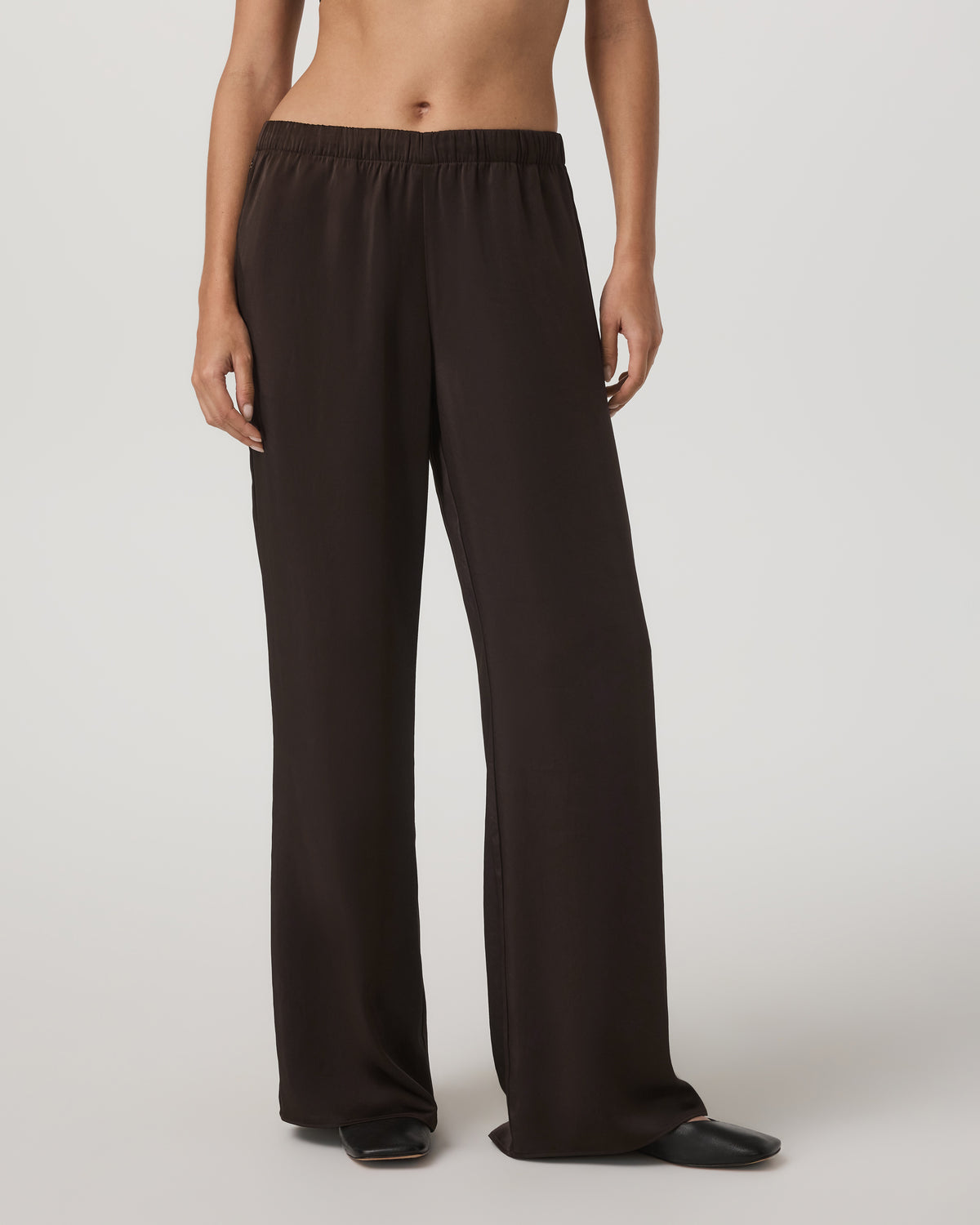 Women Vuori Nova Satin Wideleg Pant Women's Dark Java Pants