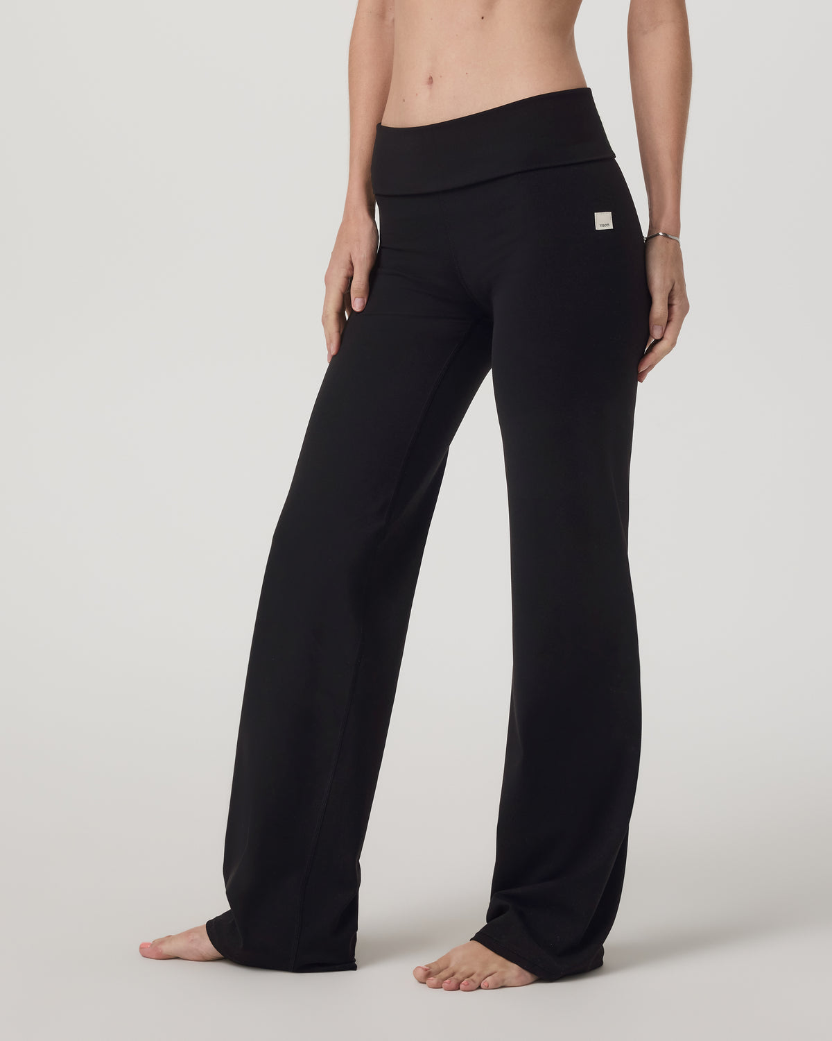 Women Vuori Vuori AllTheFeels™ Foldover Pant Women's Black Pants