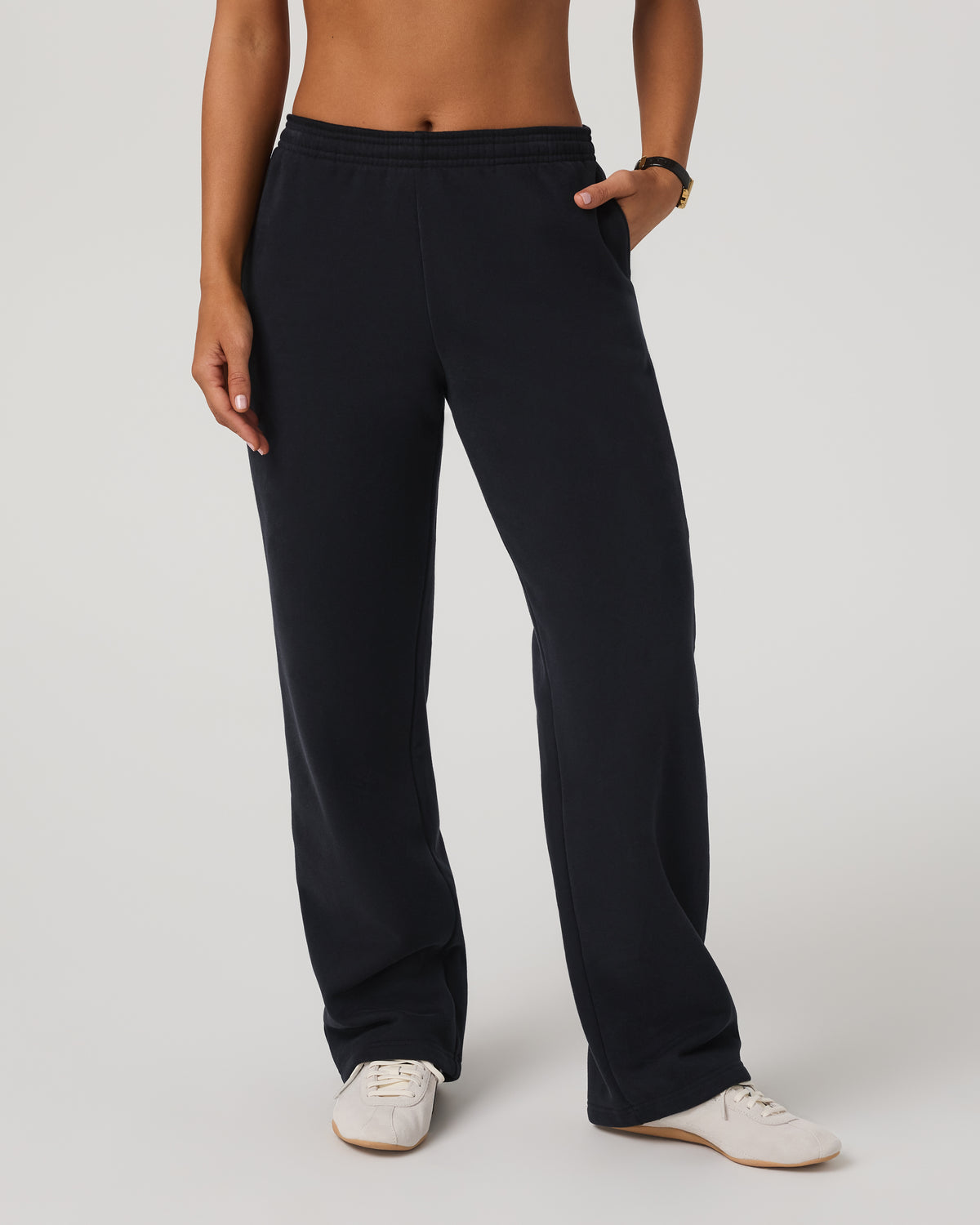 Women Vuori Women's Restore Straight Leg Sweatpant Washed Black