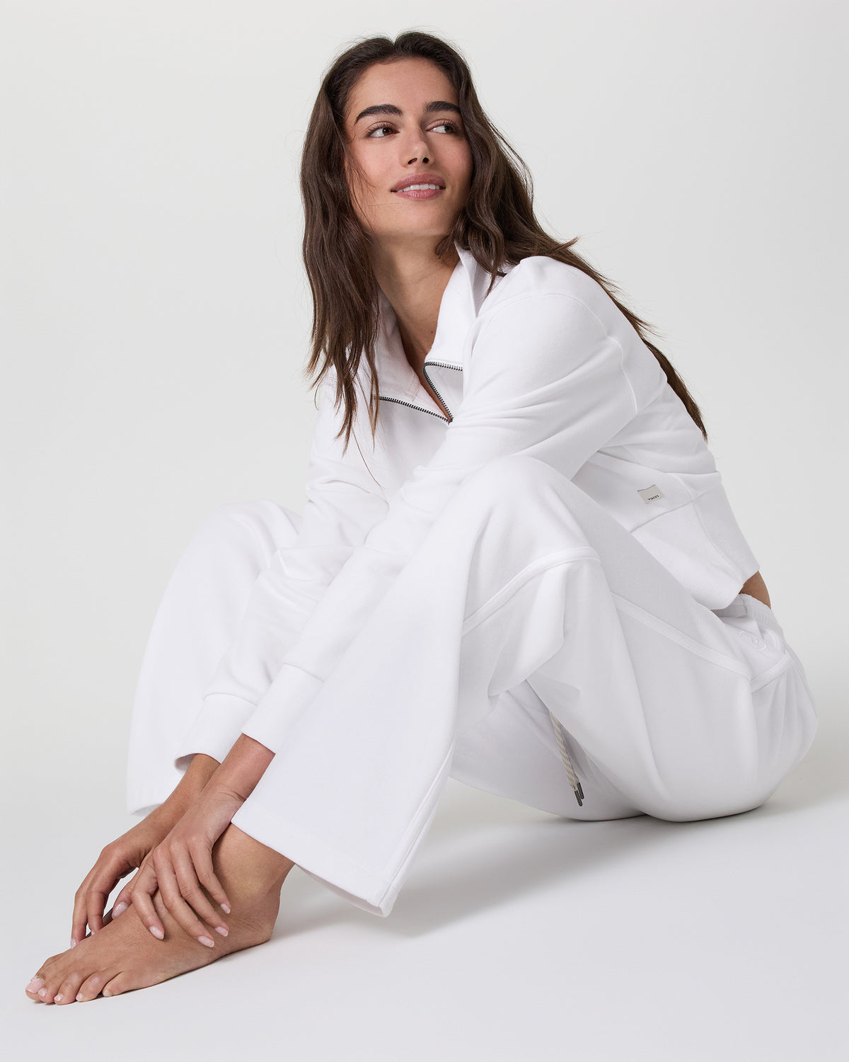 Women Vuori Sedona Straight Leg Sweatpant White