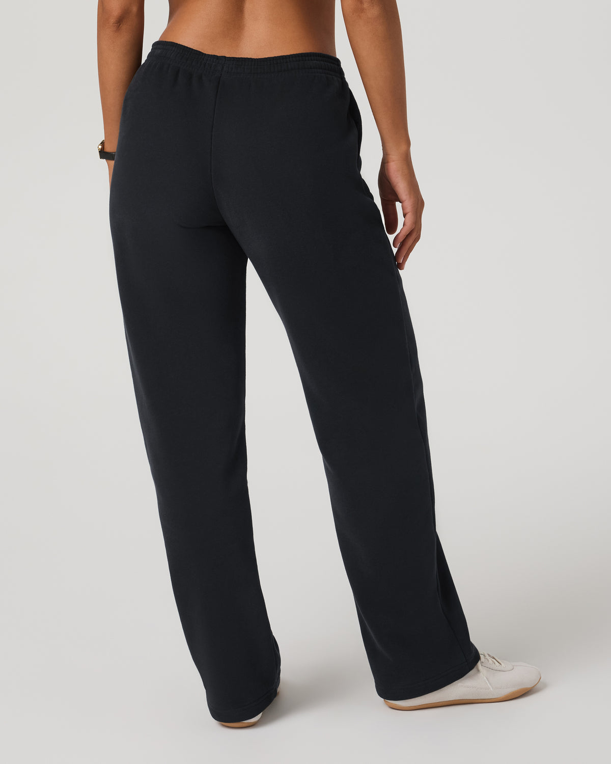 Women Vuori Restore Straight Leg Sweatpant - Long Washed Black Pant