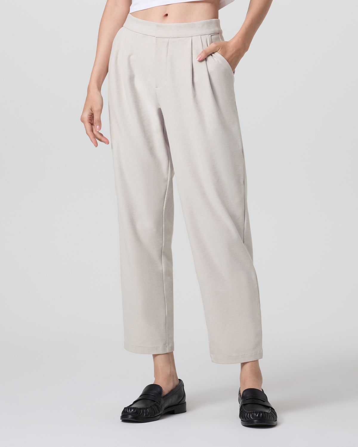 Women Vuori Elevation Ankle Trouser Ecru Heather