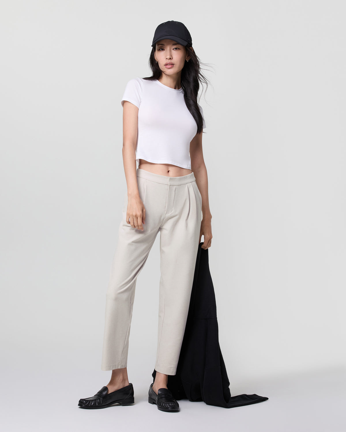 Women Vuori Elevation Ankle Trouser Ecru Heather