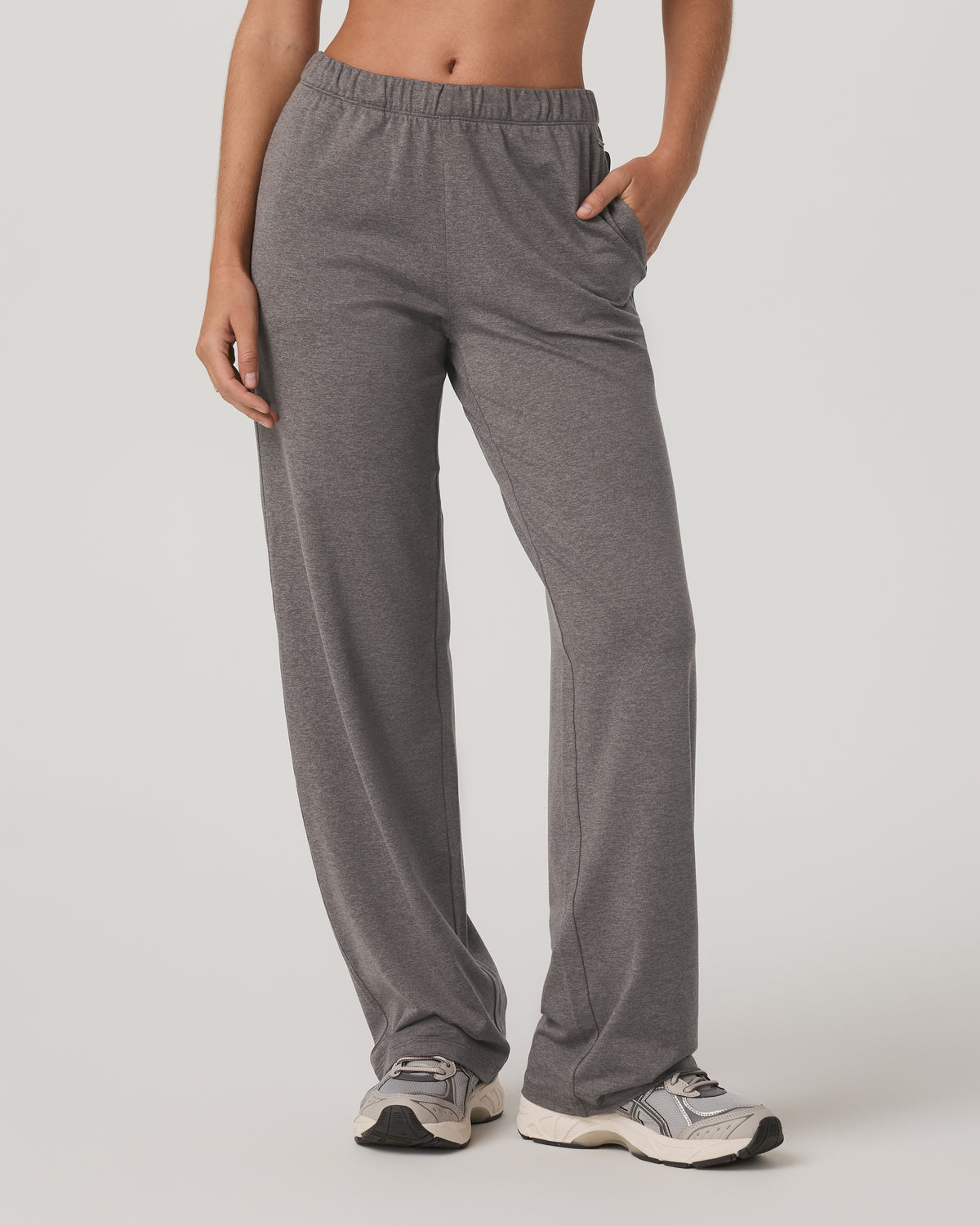 Women Vuori Halo Straight Leg Pant Women's Chia Heather Pants