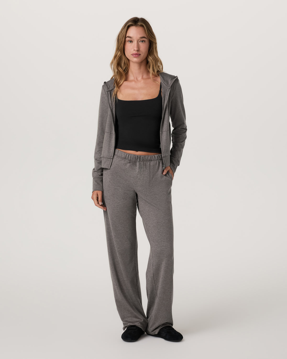 Women Vuori Halo Straight Leg Pant Women's Chia Heather Pants