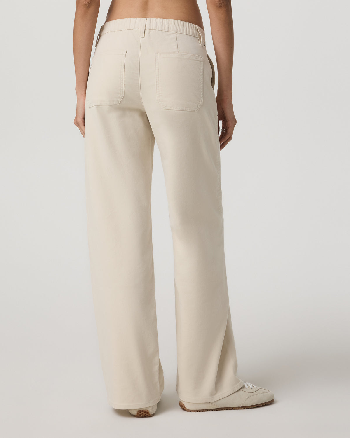 Women Vuori Telluride Twill Pant Women's Bone Mid-Low Rise Pants