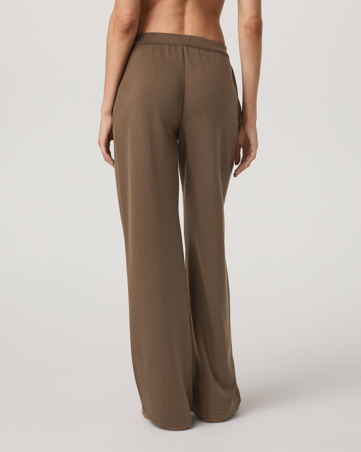 Women Vuori Compose Wideleg Pant Espresso Mid-High Rise Pants