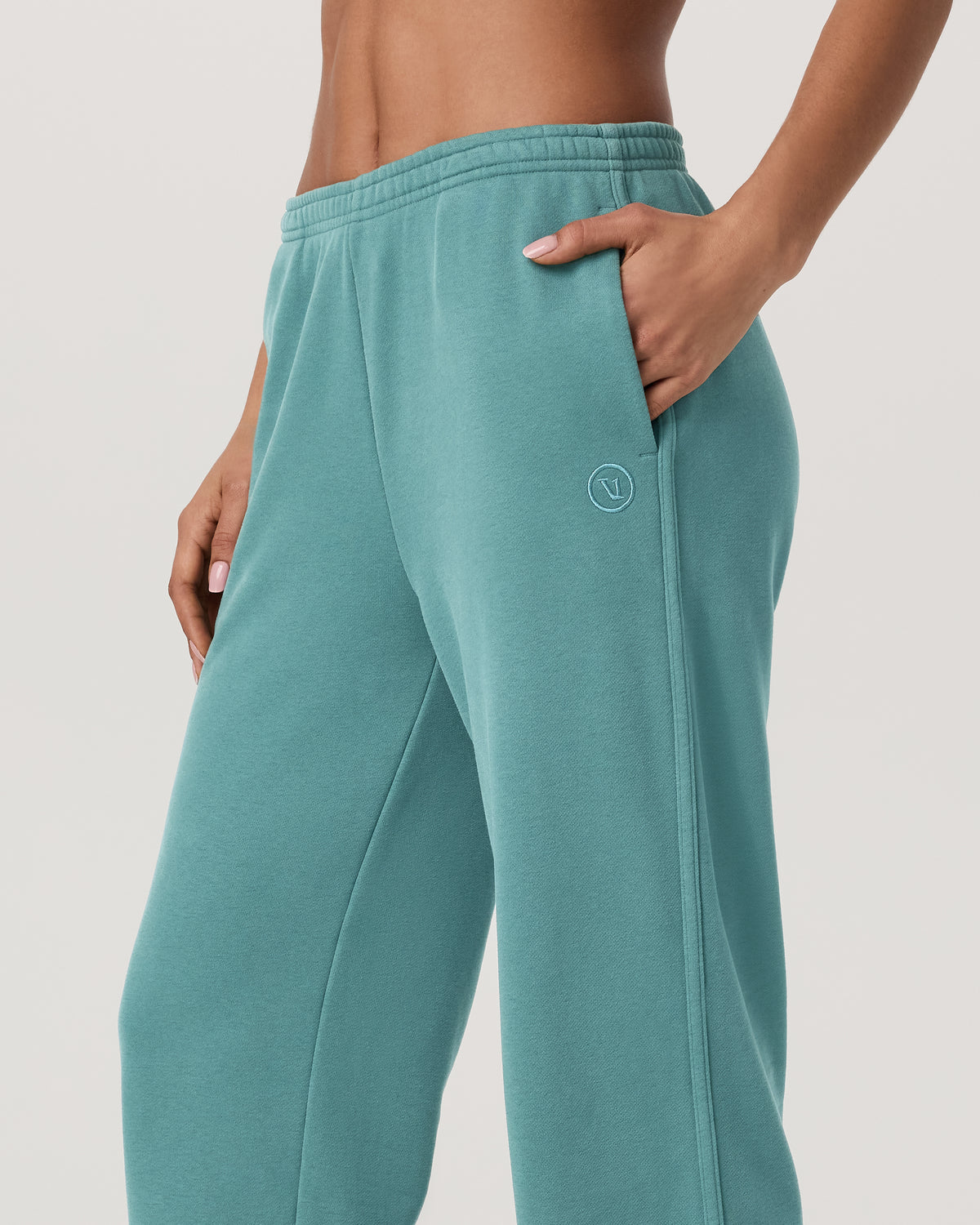 Women Vuori Sedona Straight Leg Sweatpant Women's Bluegrass Pants