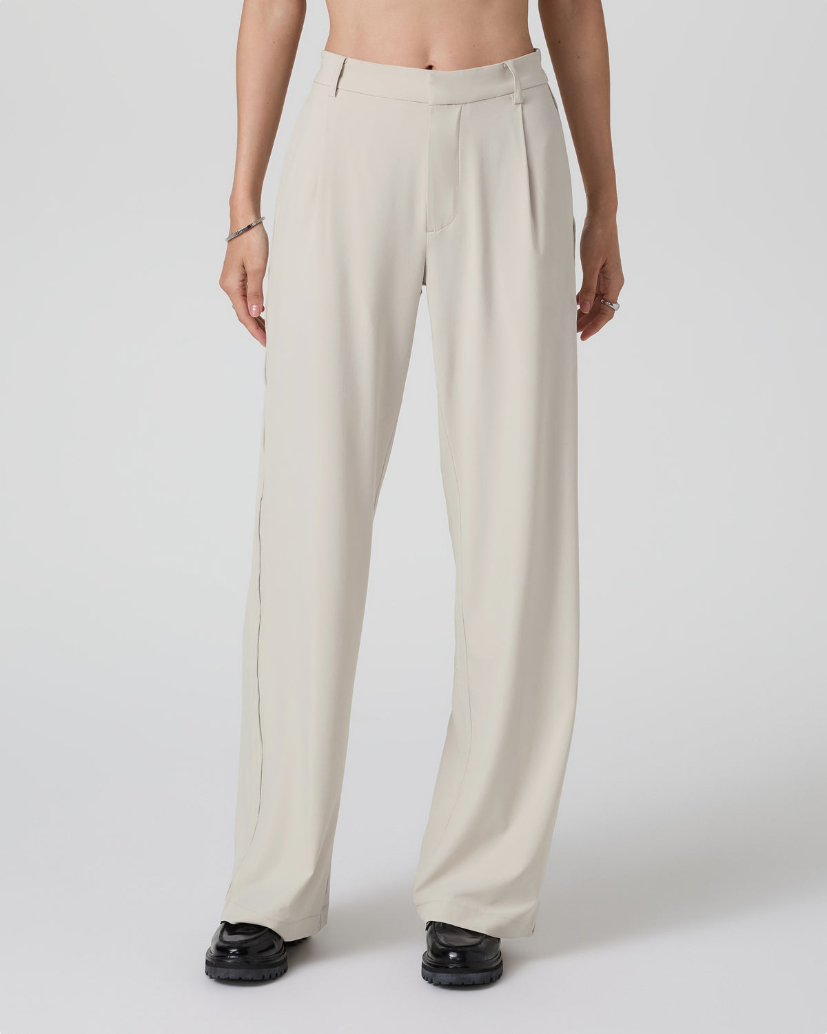Women Vuori Villa Trouser-Long Mushroom Tailored Pants