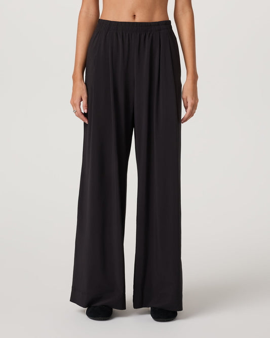 Women Vuori Villa Vibes Wideleg Women's Black Ultra-Wide Leg Pants