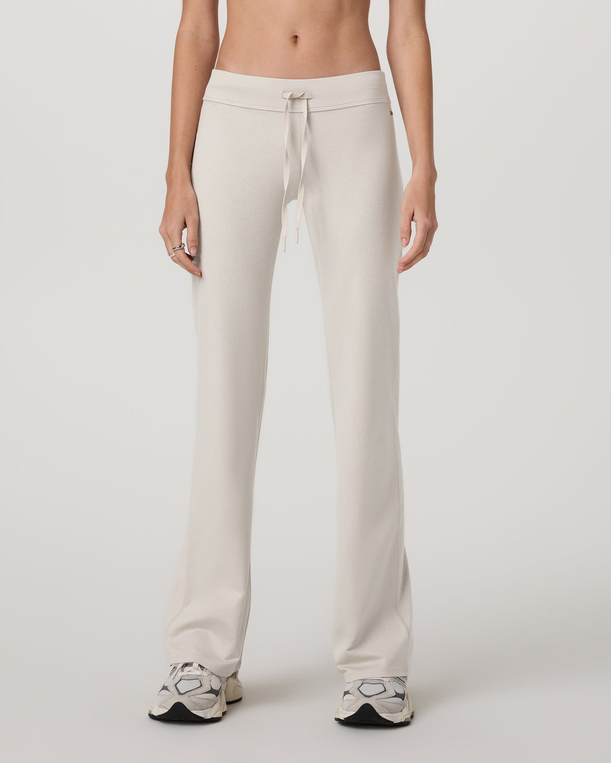 Women Vuori Halo Flare Pant Women's Ecru Heather Pants