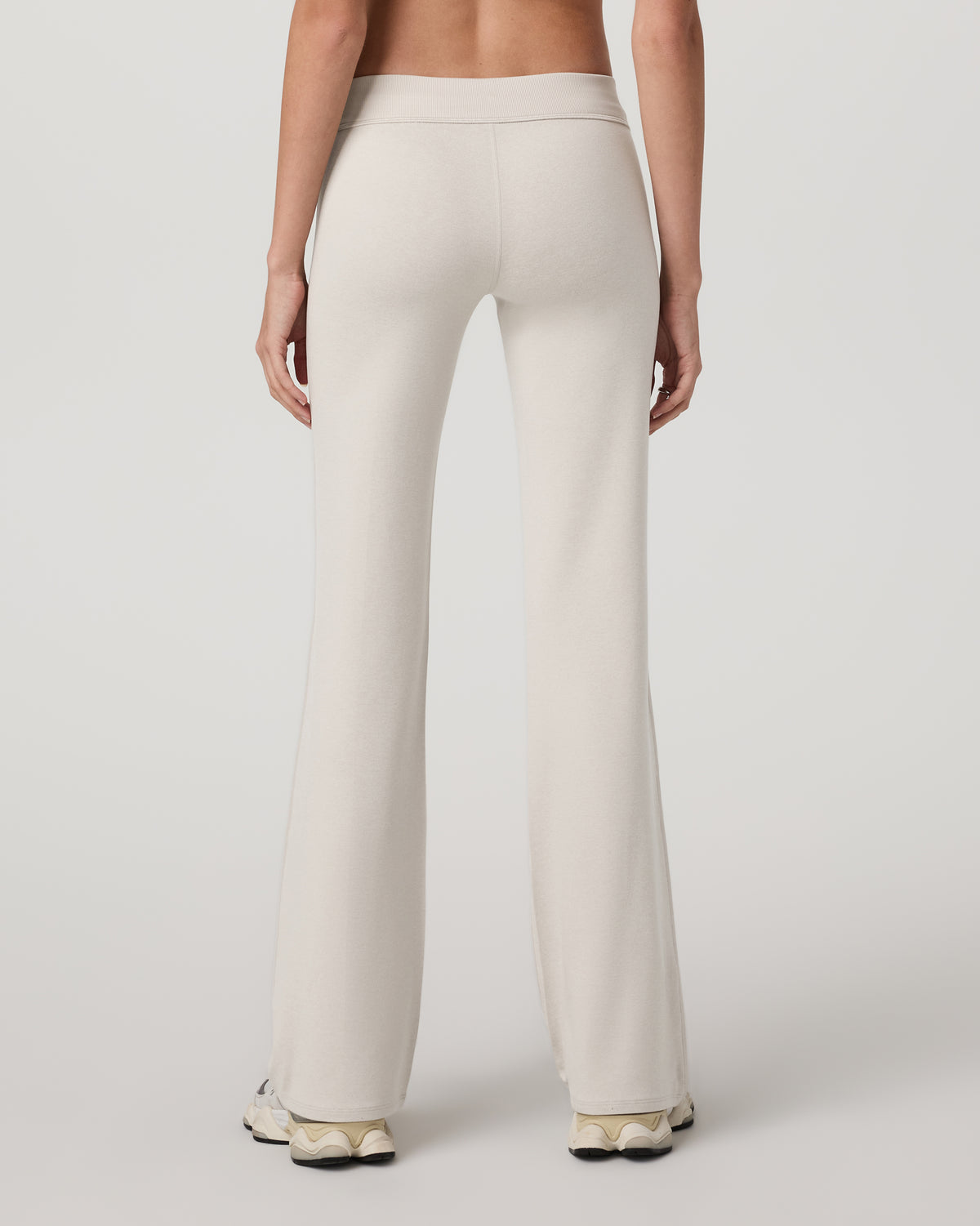 Women Vuori Halo Flare Pant Women's Ecru Heather Pants