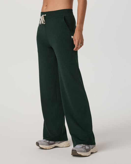 Women Vuori Halo Wideleg - Short Women's Evergreen Wideleg Pants