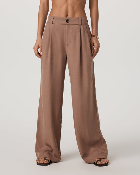 Women Vuori Trestles Twill Wideleg Women's Nutmeg Trouser Pants