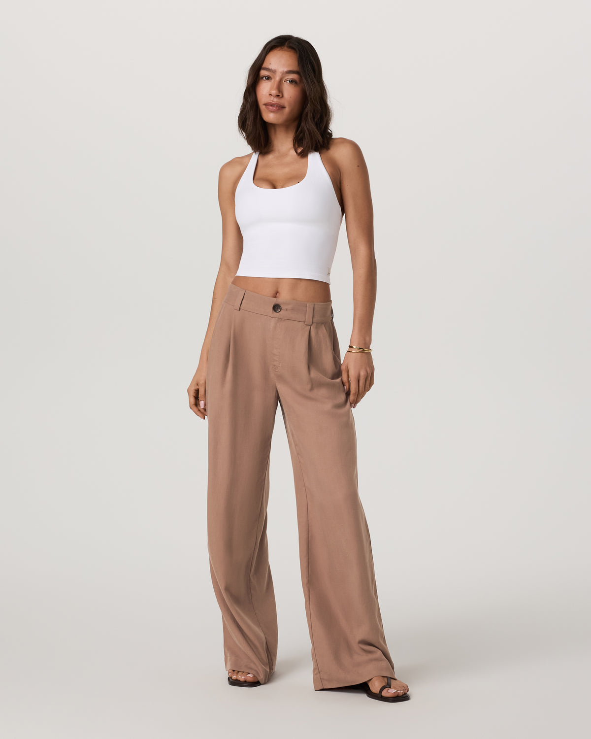 Women Vuori Trestles Twill Wideleg Women's Nutmeg Trouser Pants