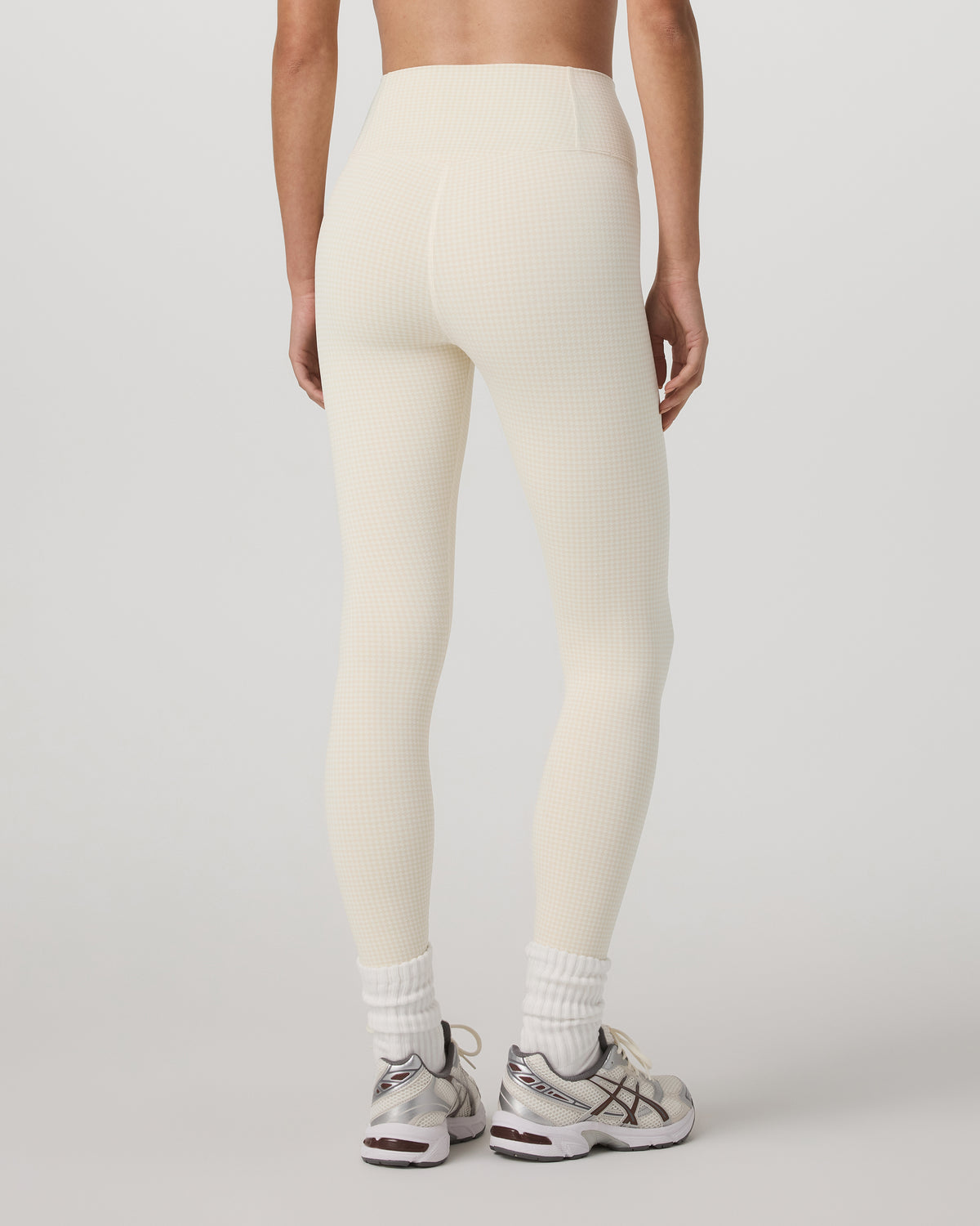 Women|New Vuori Micro Houndstooth Legging Natural Micro Houndstooth