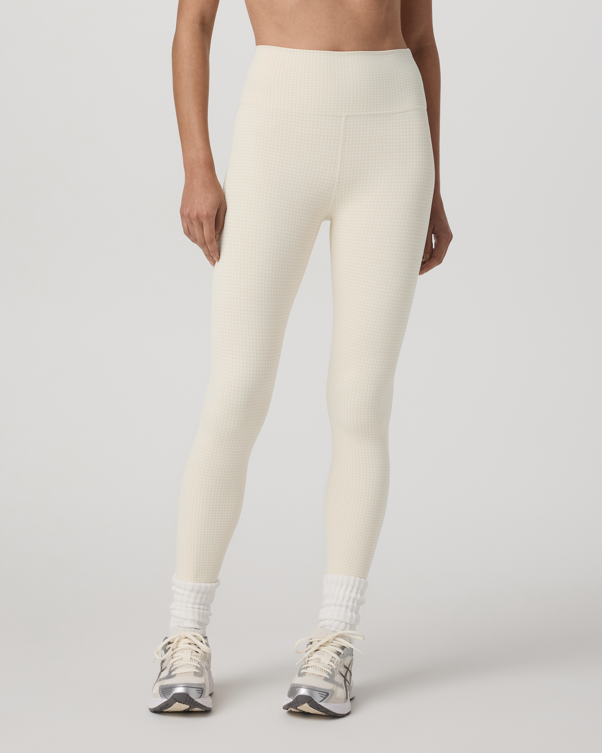Women|New Vuori Micro Houndstooth Legging Natural Micro Houndstooth