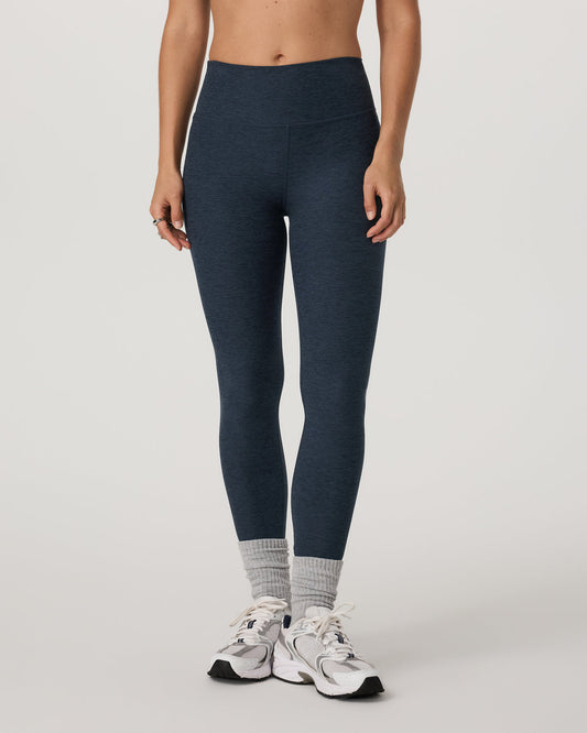 Women Vuori Clean Elevation Legging Midnight Heather Leggings