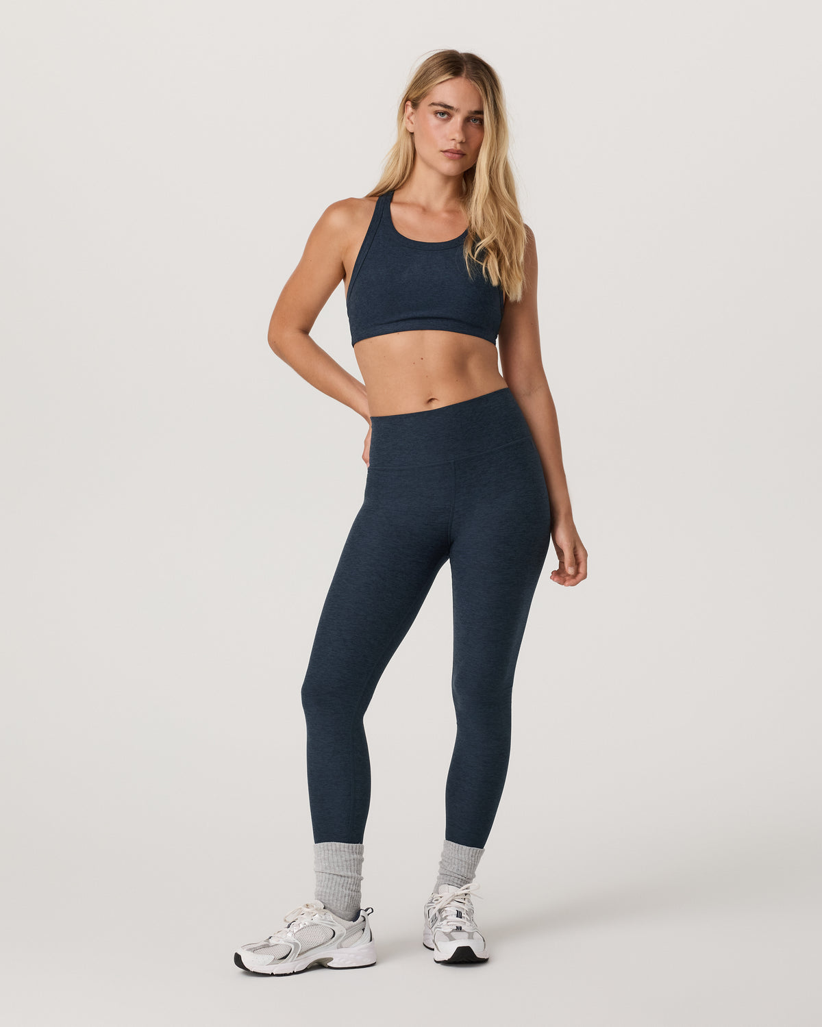 Women Vuori Clean Elevation Legging Midnight Heather Leggings