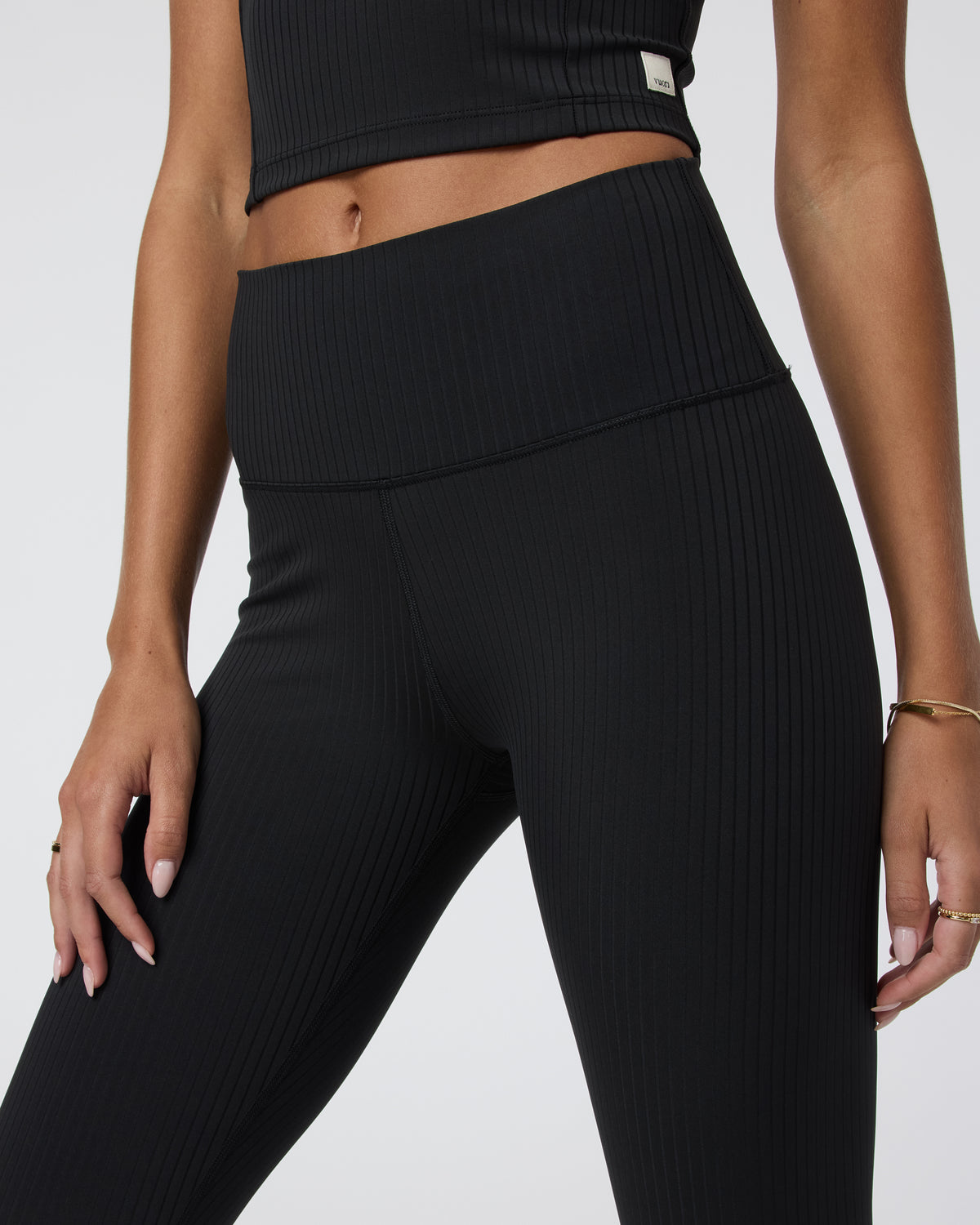 Women Vuori Inversion Rib Legging Black