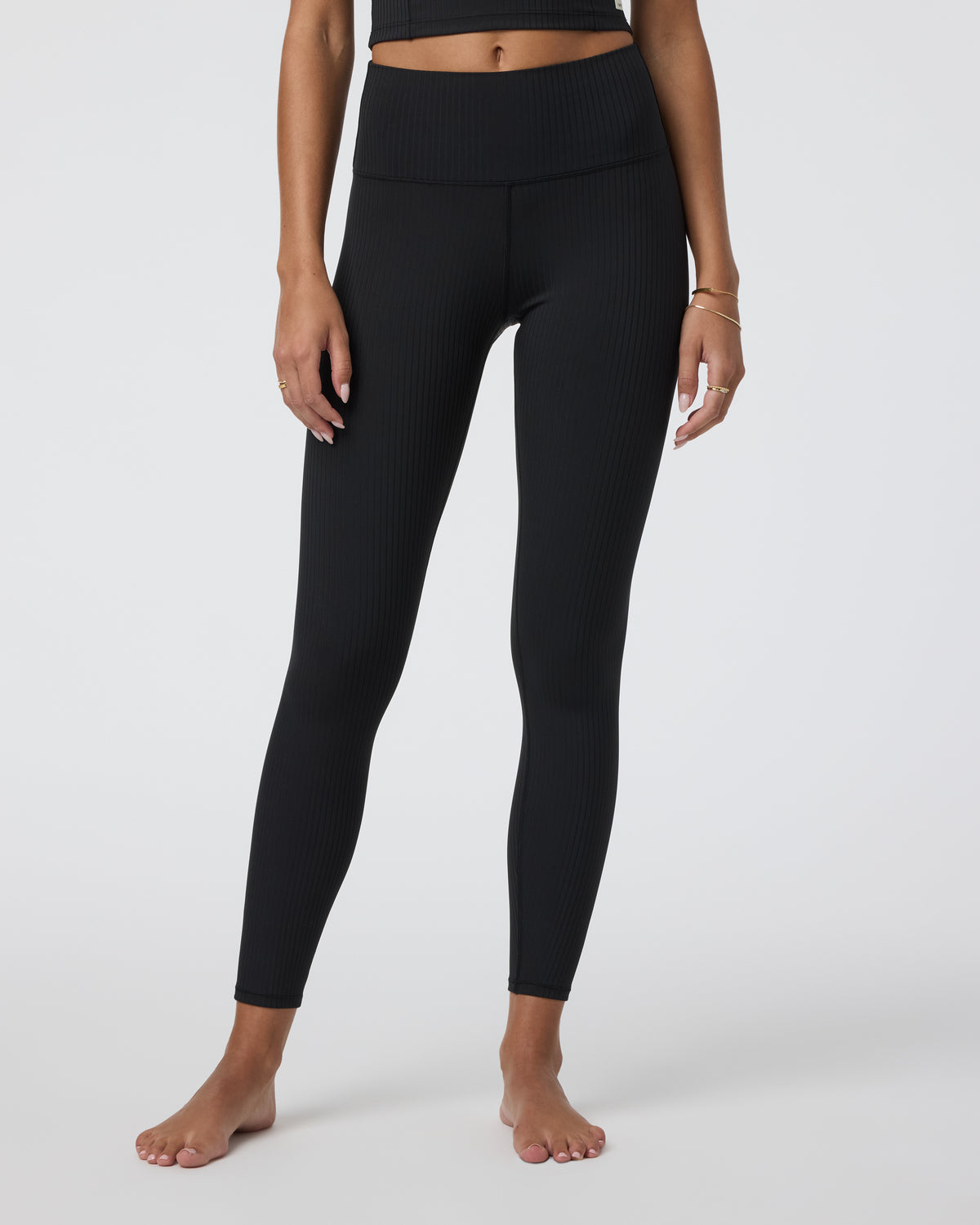 Women Vuori Inversion Rib Legging Black