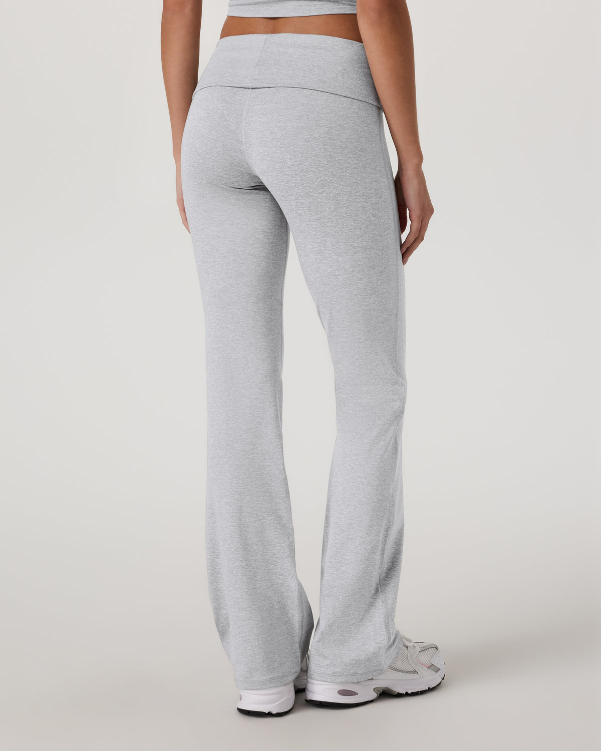 Women Vuori Halo Foldover Pant Pale Grey Heather