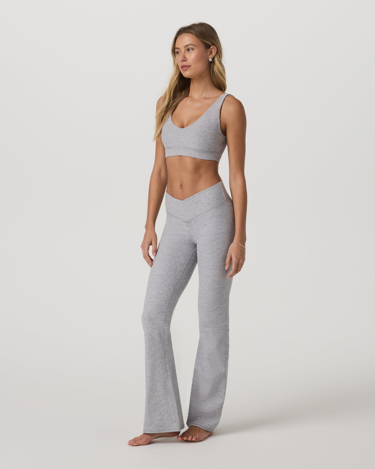 Women Vuori Elevation Rhythm Flare Light Heather Grey