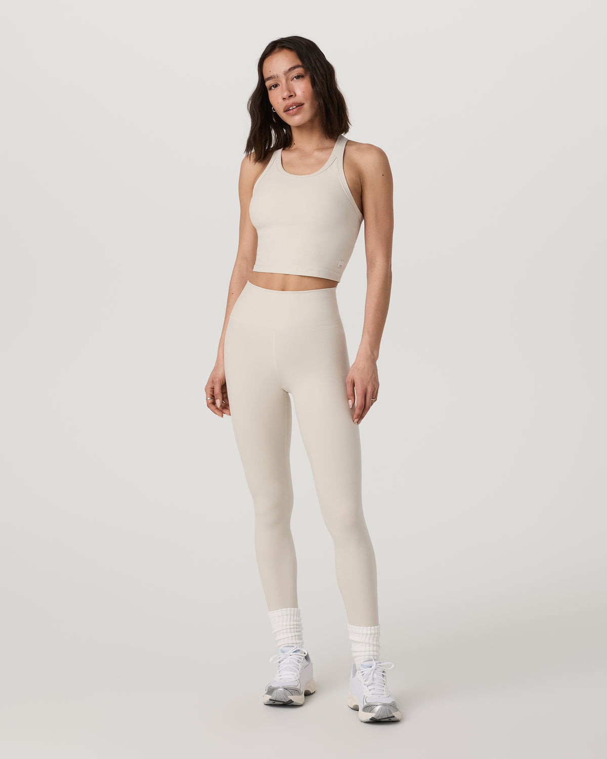 Women Vuori Clean Elevation Legging Women's Bone Heather Leggings