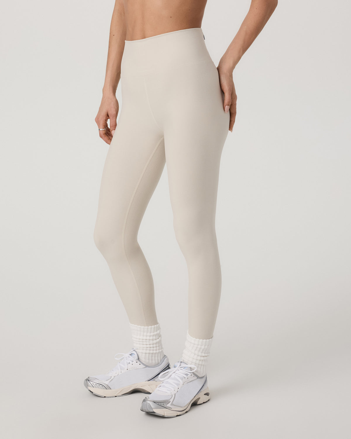 Women Vuori Clean Elevation Legging Women's Bone Heather Leggings