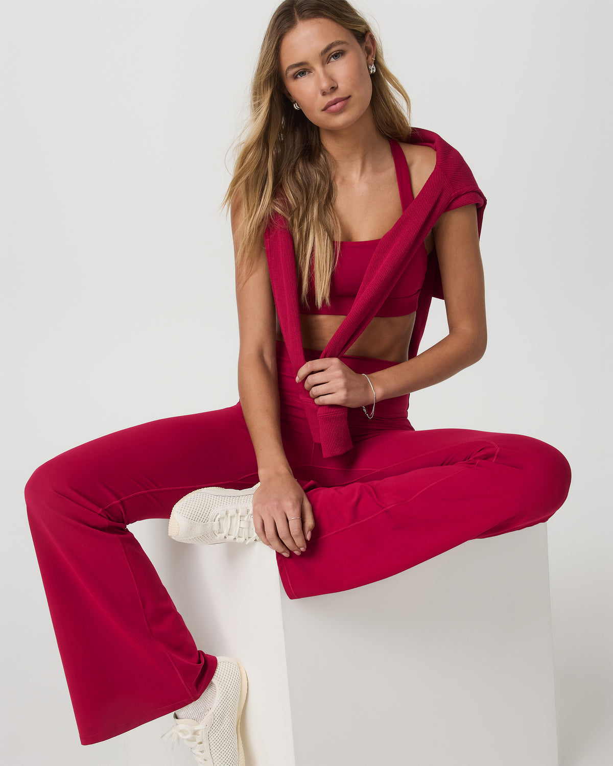 Women Vuori Vuori AllTheForm™ Flare - Short Strawberry Leggings