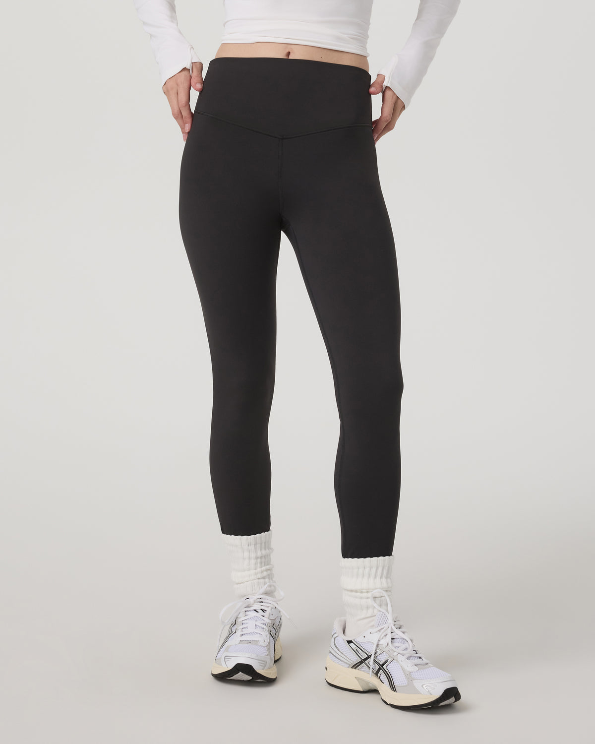 Women Vuori Chilled Out Legging Washed Black High-Waist Leggings