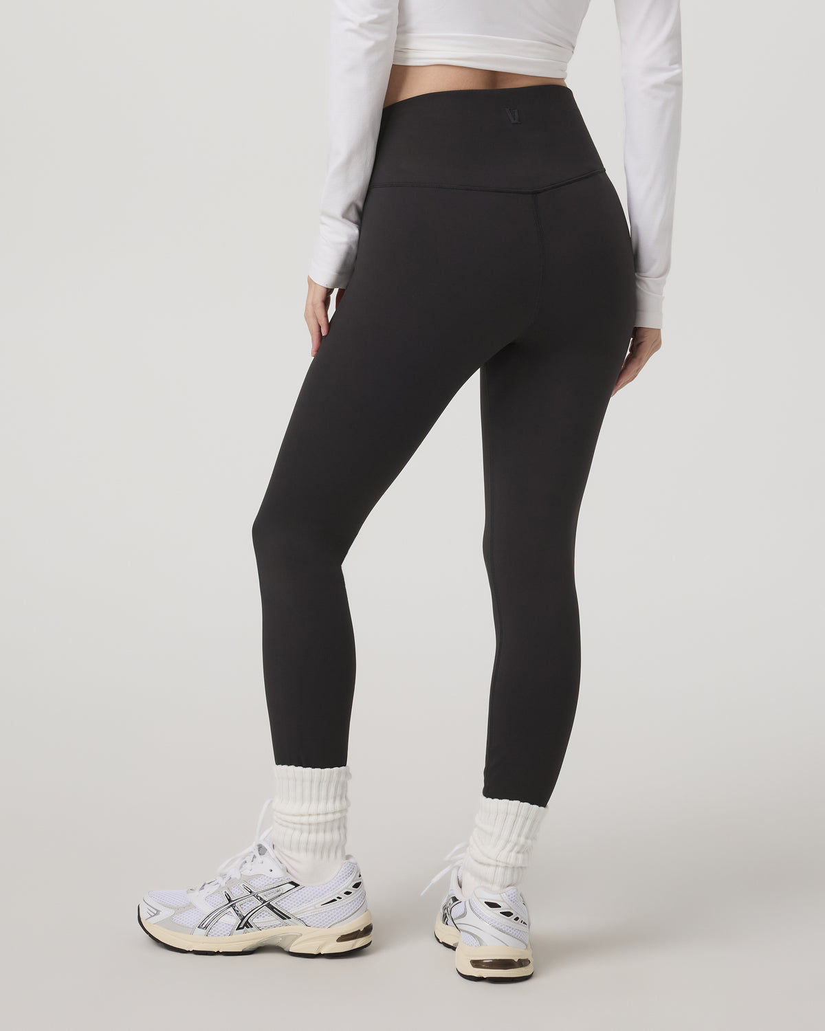 Women Vuori Chilled Out Legging Washed Black High-Waist Leggings