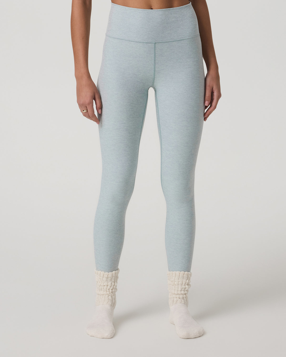 Women Vuori Clean Elevation Legging-Short Blue Haze Heather