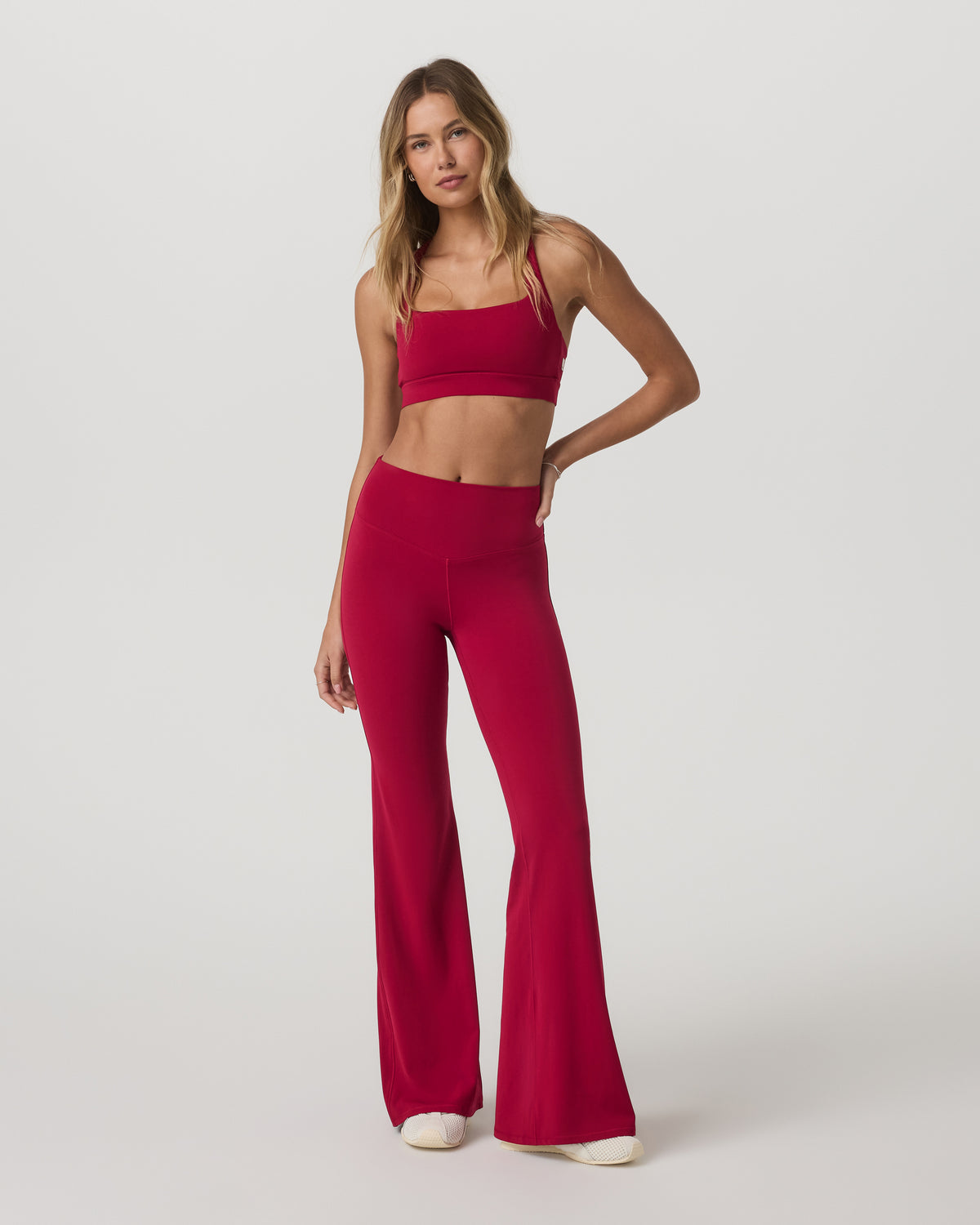 Women Vuori Vuori AllTheForm™ Flare Strawberry Flare Leggings