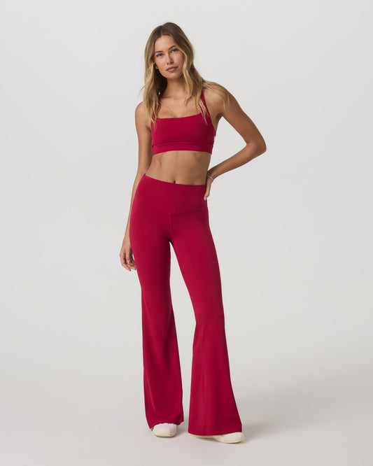 Women Vuori Vuori AllTheForm™ Flare Strawberry Flare Leggings
