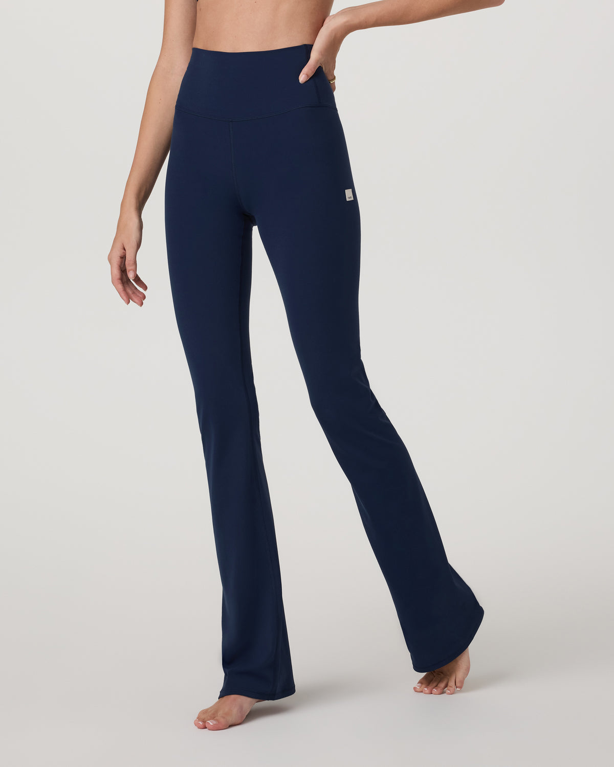 Women Vuori Vuori AllTheFeels™ Slim Flare Blue Coast Leggings