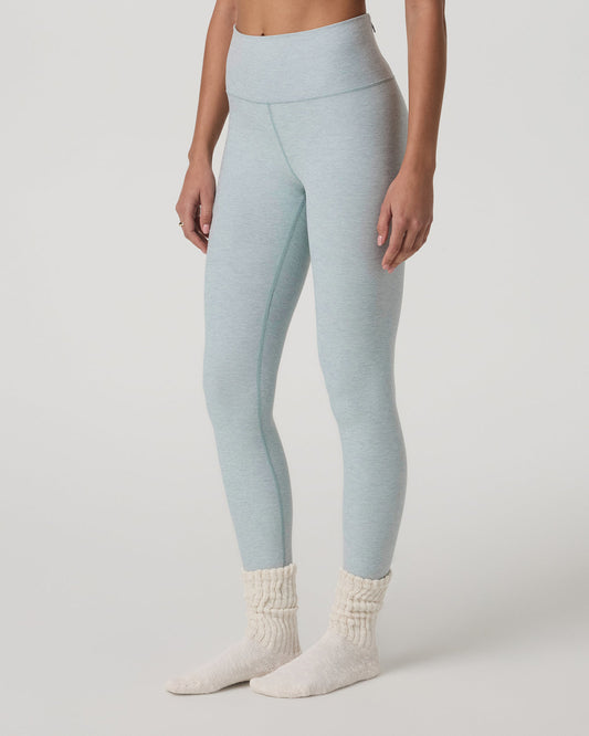 Women Vuori Clean Elevation Legging-Long Blue Haze Heather