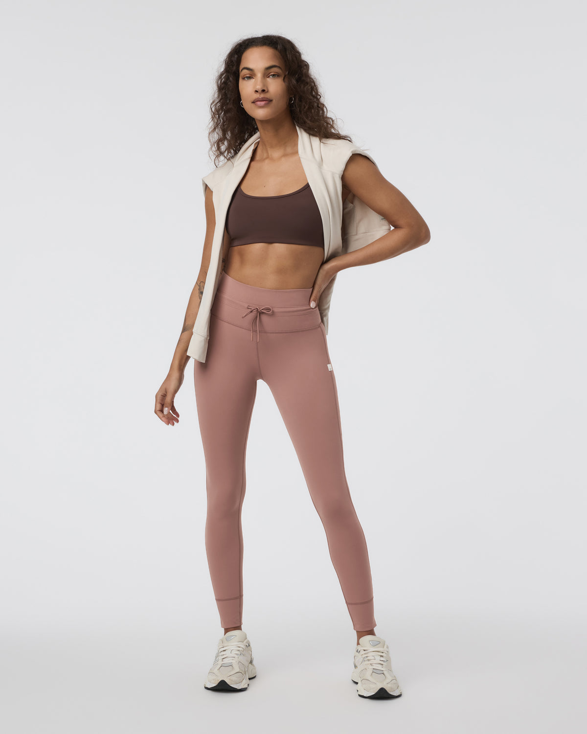 Women Vuori Daily Legging Women's Sedona Brown Leggings
