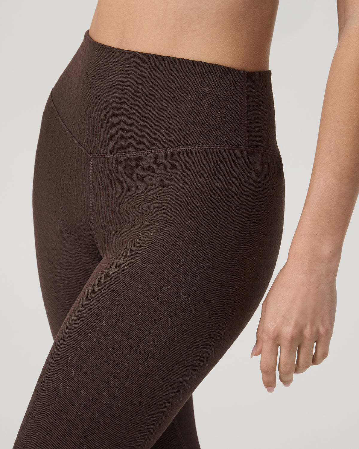 Women Vuori Women's Textured Chilled Out Legging Java Houndstooth