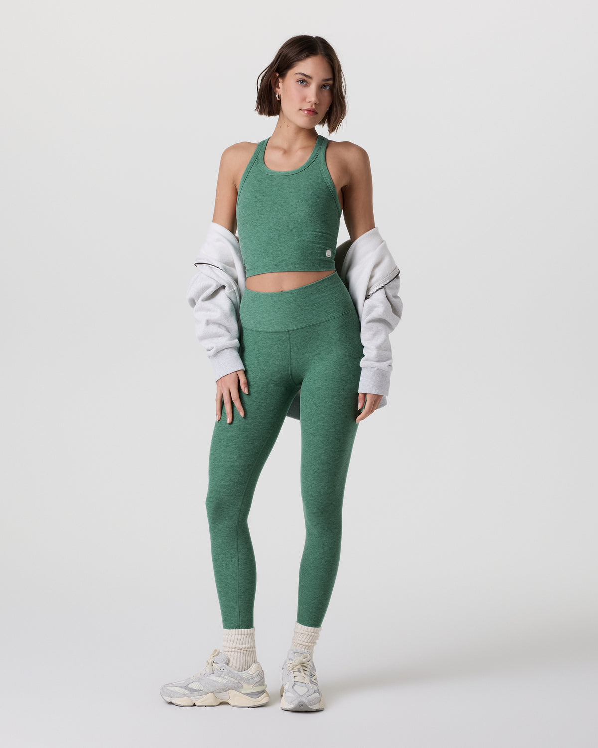 Women Vuori Clean Elevation Legging Creek Heather