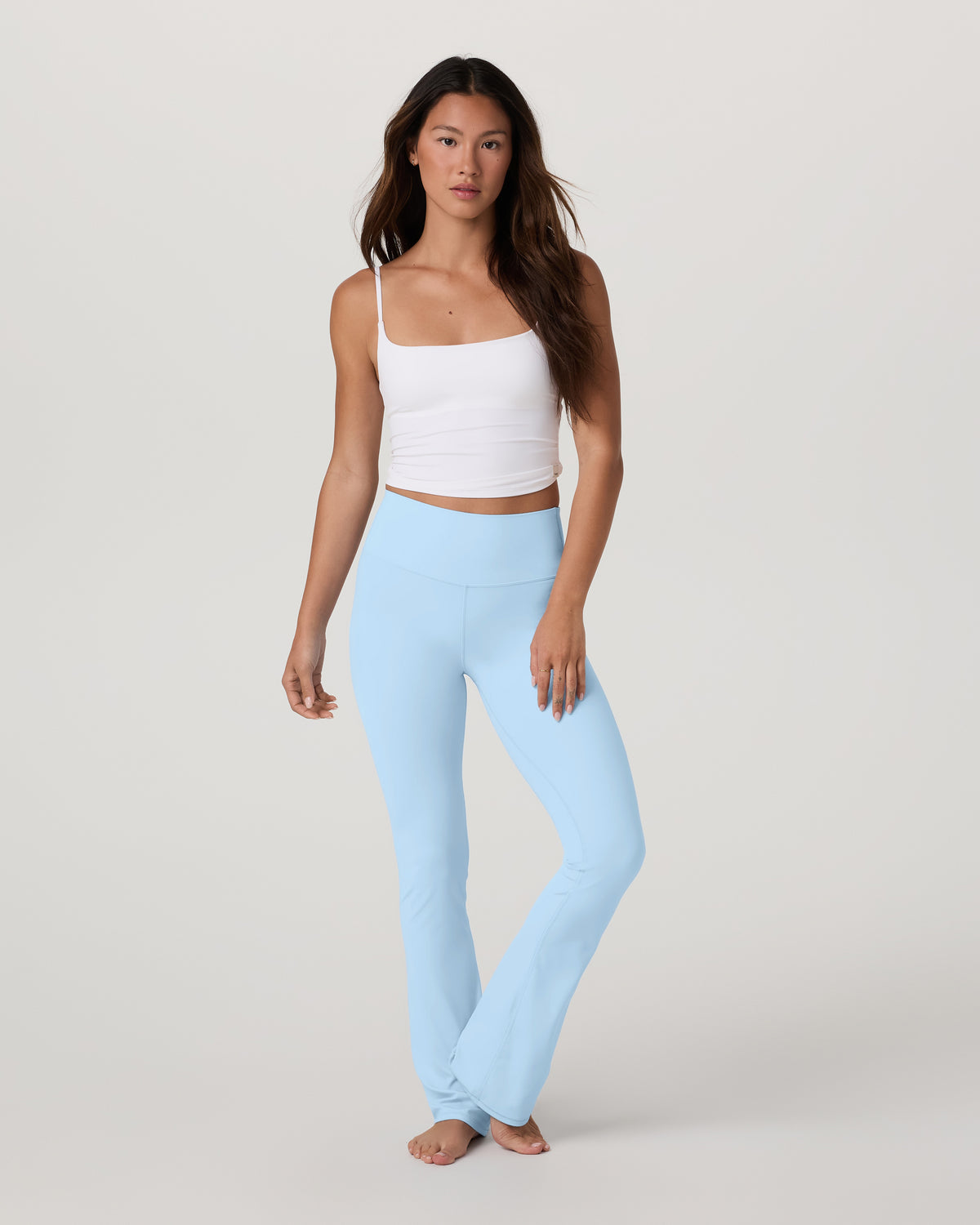 Women Vuori Vuori AllTheFeels™ Slim Flare Crystal Blue Leggings