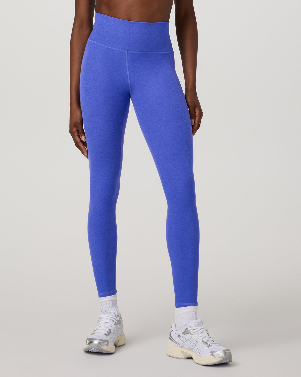Women Vuori Clean Elevation Legging Women's Bright Iris Heather Leggings