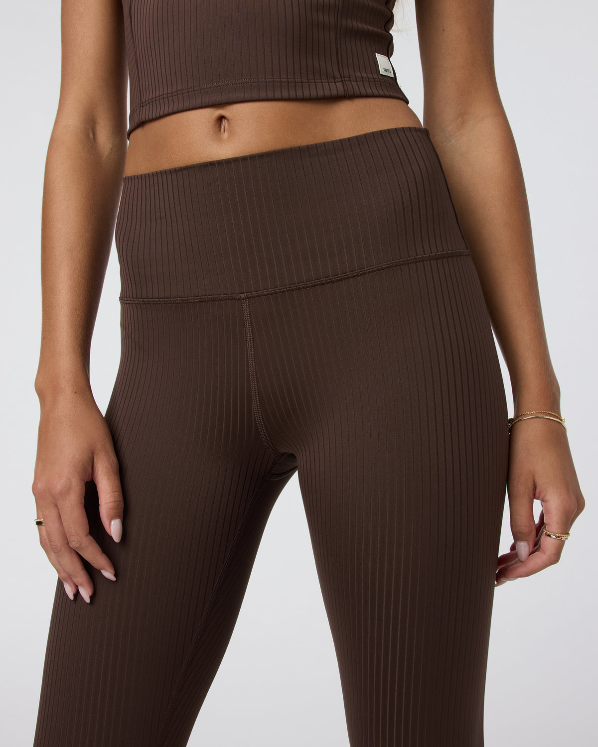 Women Vuori Inversion Rib Legging Java