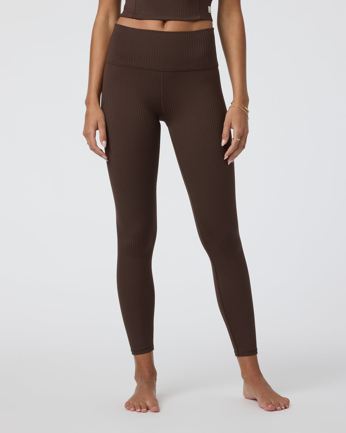 Women Vuori Inversion Rib Legging Java