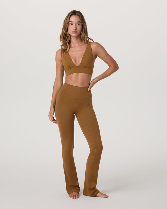Women Vuori Vuori AllTheFeels™ Slim Flare Women's Rum Leggings