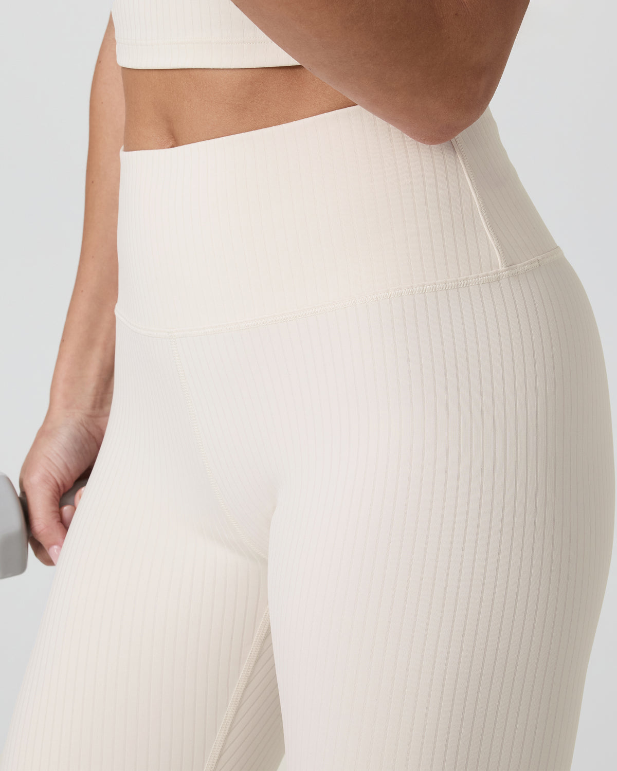 Women Vuori Inversion Rib Legging Marshmallow