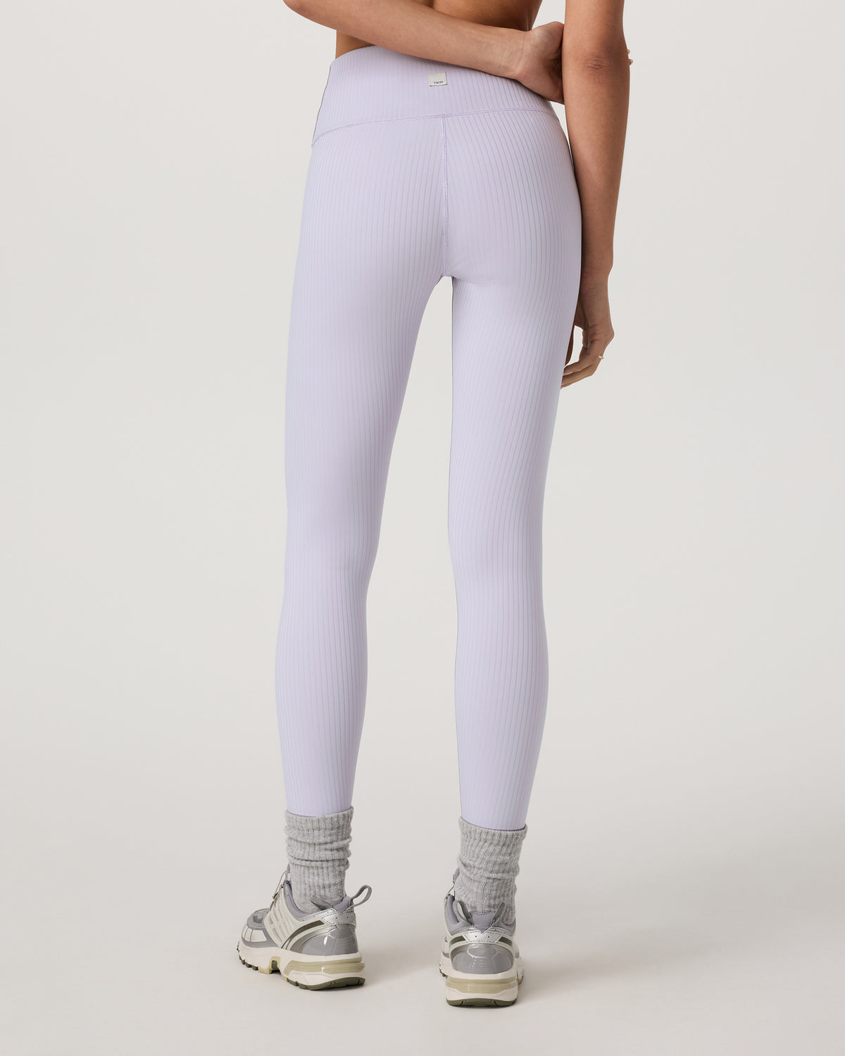 Women Vuori Inversion Rib Legging Women's Lavender Ice Leggings